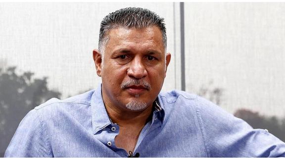 Iranian football legend Ali Daei who is an outspoken supporter of the anti-regime protests in Iran