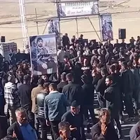 شهروندان در مراسم تشییع امید سرلک فریاد «مرگ بر خامنهای» سردادند