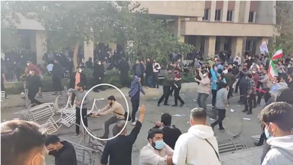 IRGC’s Basij members cracking down on university students in Tehran  