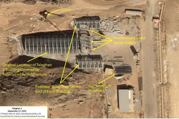 Iran rebuilding at nuclear site with alleged weapons past, think tank says