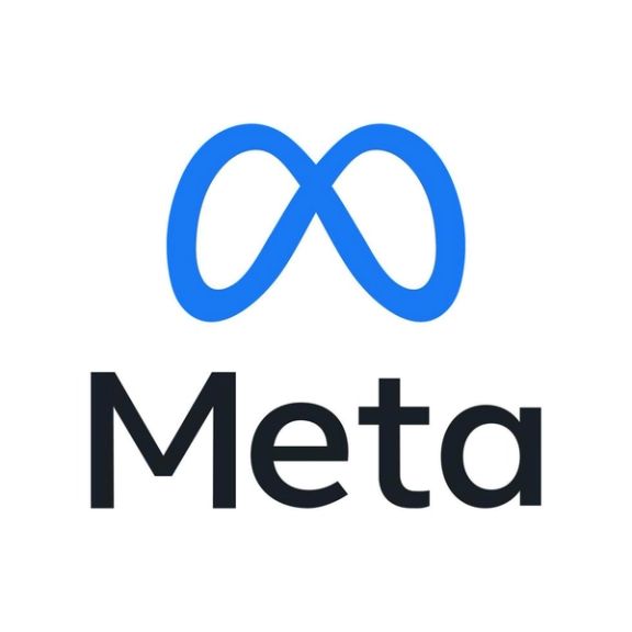 The logo of Meta Platforms, Inc. formerly known as Facebook