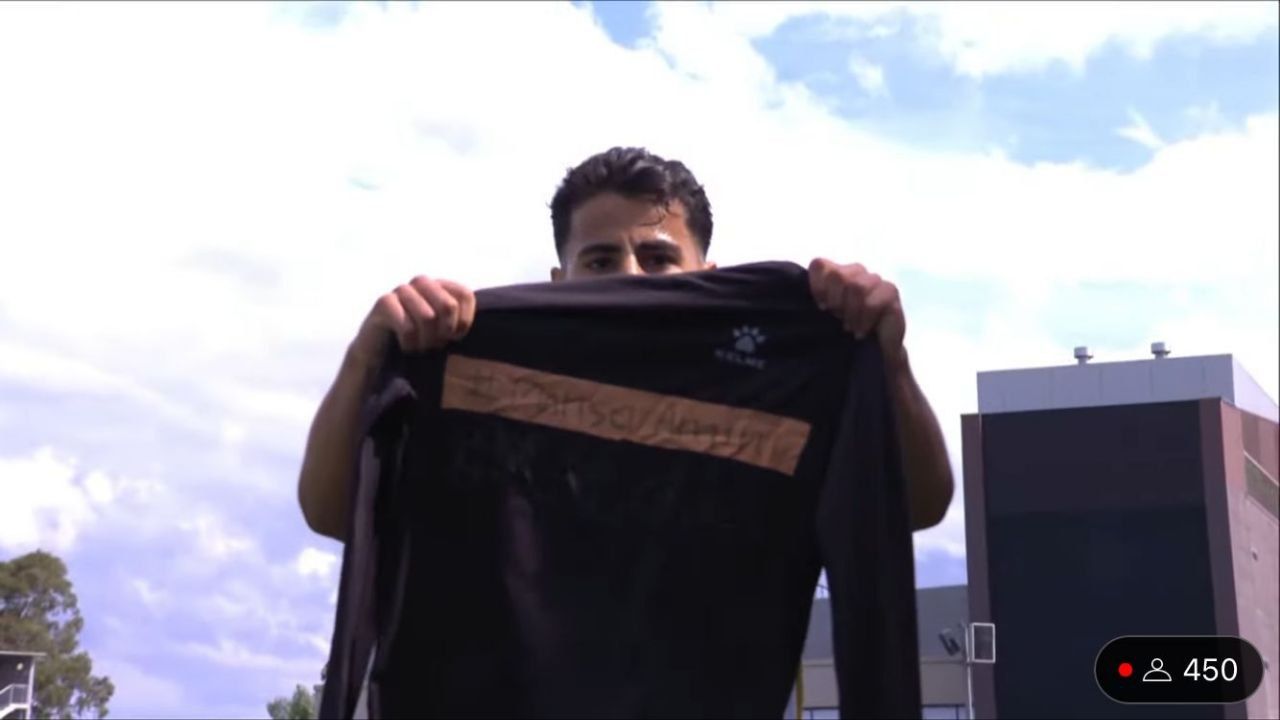 حمایت بازیکن ایرانی‌الاصل تیم‌ملی فوتبال استرالیا از اعتراضات سراسری مردم