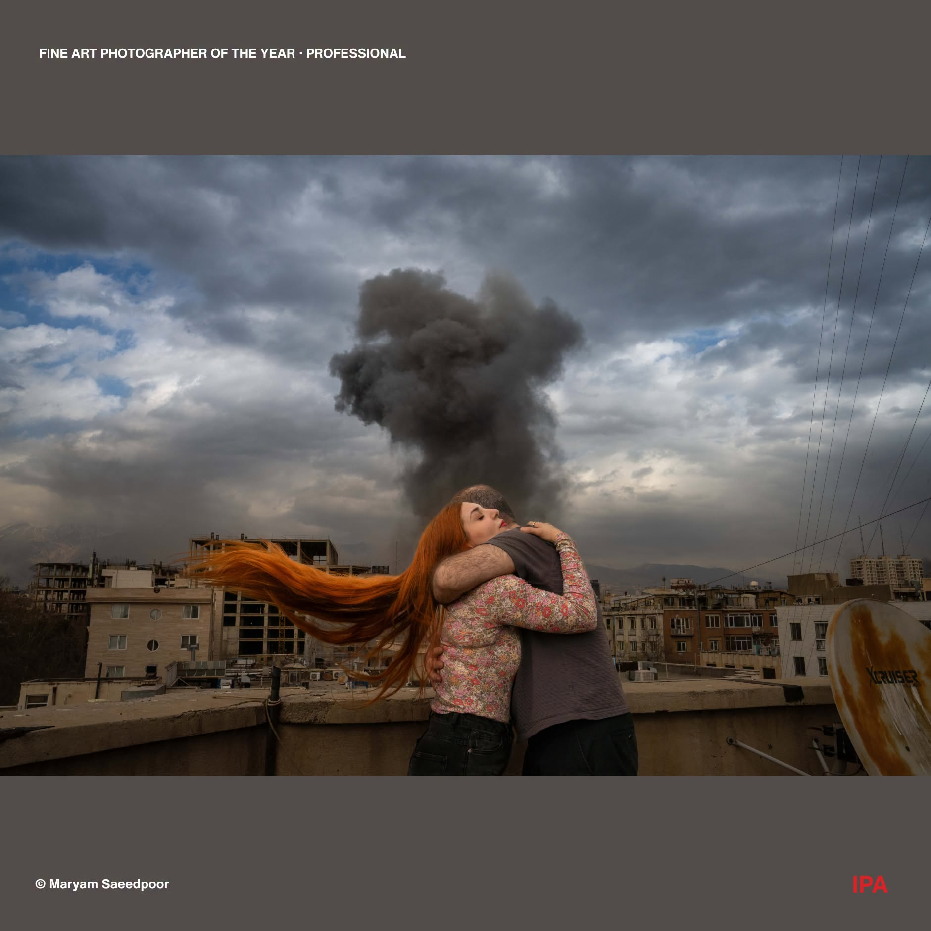 Iranian photographer named IPA Fine Art Photographer of the Year for 'Painful hug'