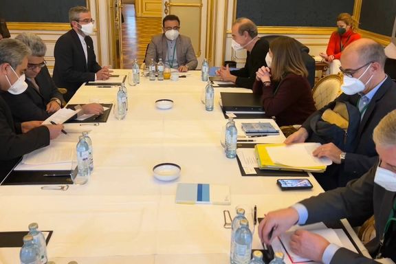 Iranian negotiators meeting with EU and E3 diplomats in Vienna. January 9, 2022