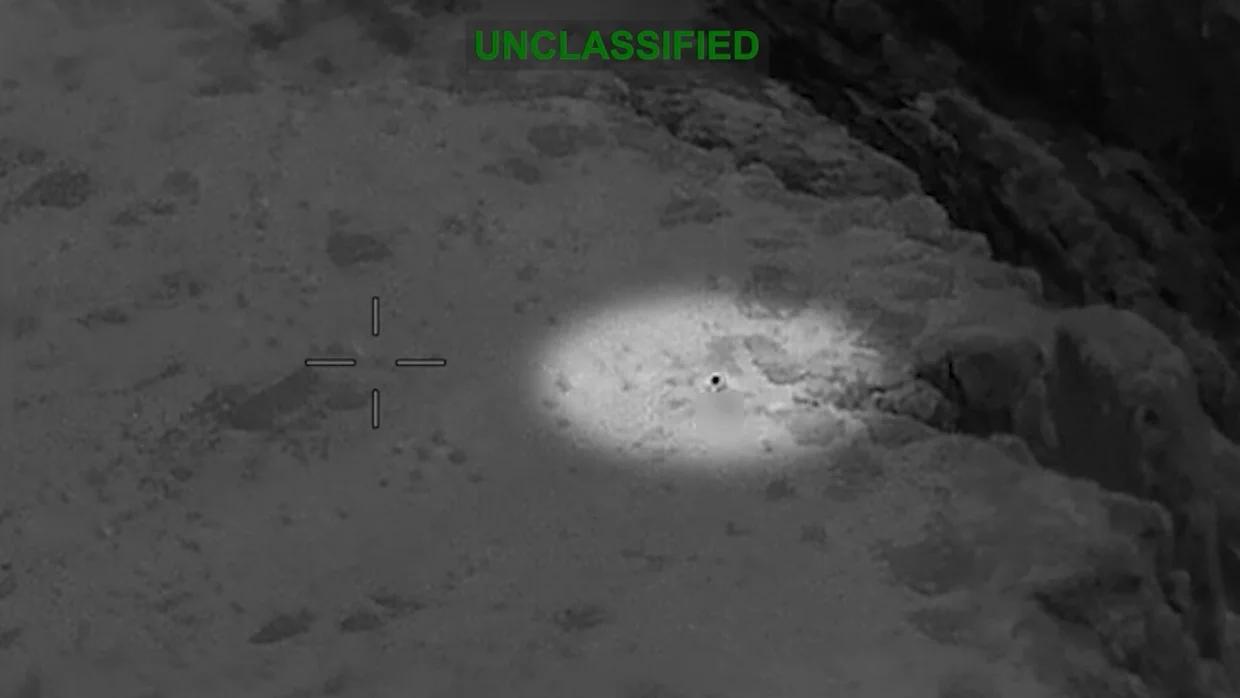 Declassified footage of the rescue of a downed US Air Force officer in Iran, released by the US Department of Defense.