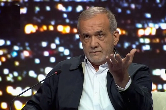 Iran's relatively moderate presidential candidate Masoud Pezeshkian