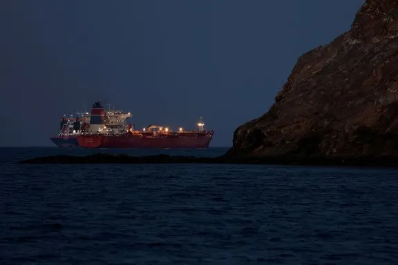 The Callisto tanker sits anchored as the traffic is down in the Strait of Hormuz, amid the US-Israeli conflict with Iran, in Muscat, Oman, March 10, 2026.