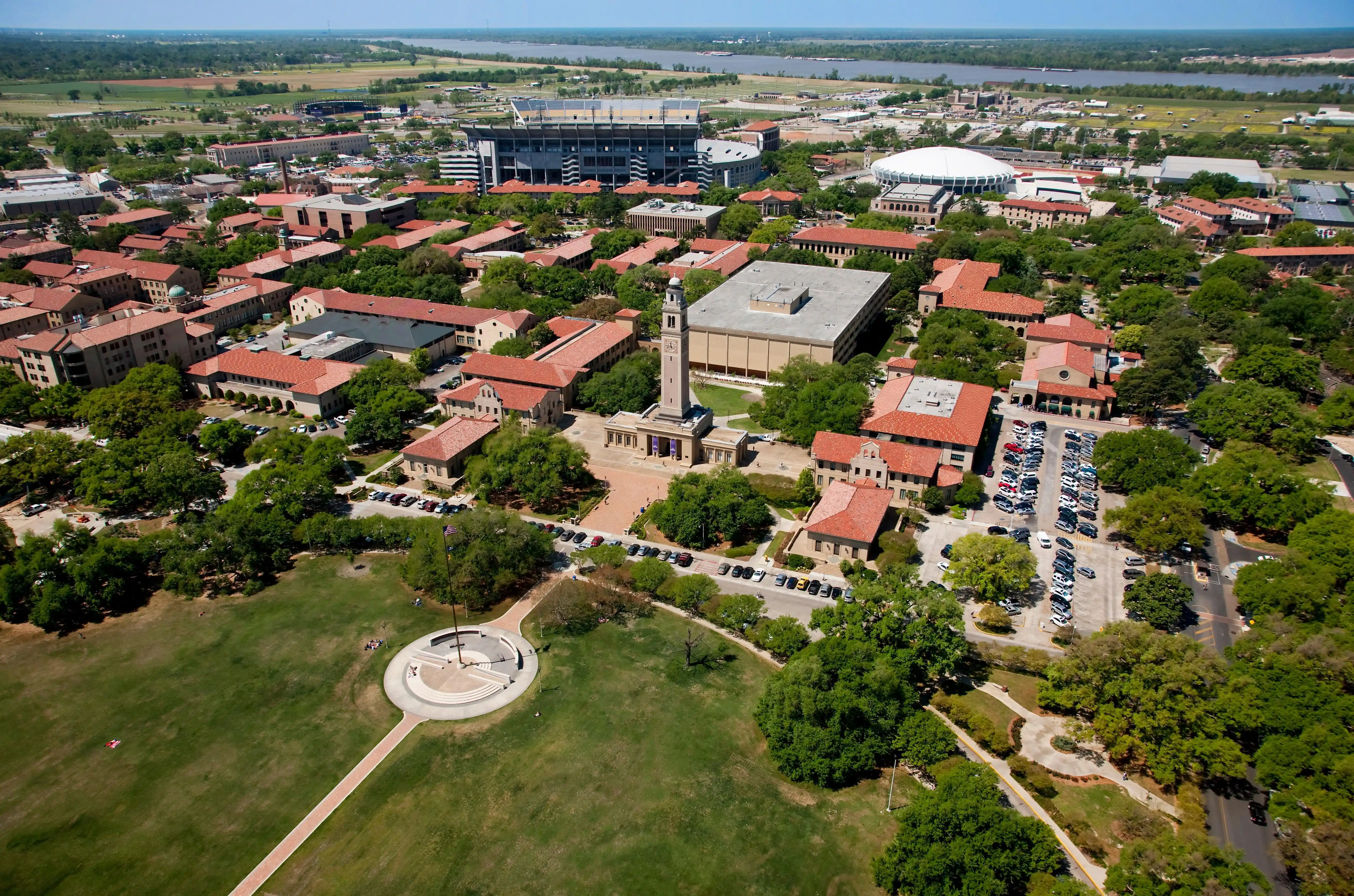 The campus of Louisiana State University in Baton Rouge.