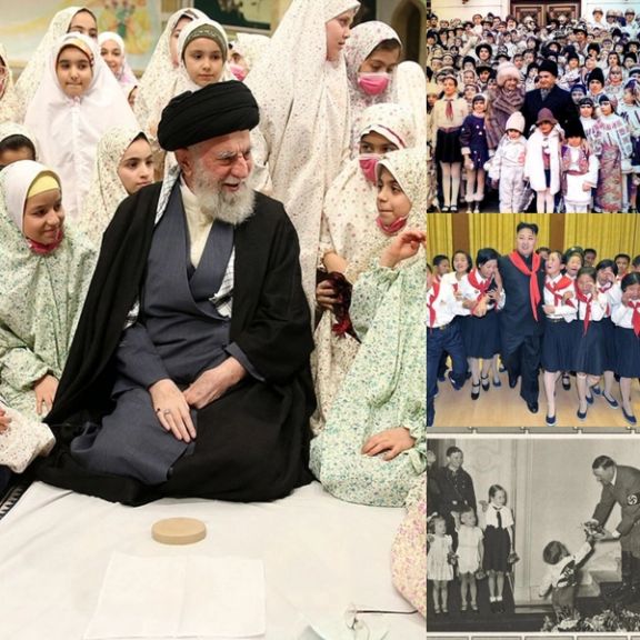 مقابله با جنبش «زن زندگی آزادی»؛ الزام حکومتی کودکان به «حجاب اجباری» با حضور علی خامنهای