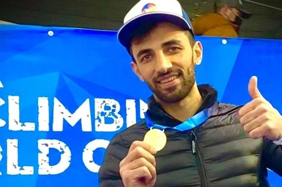 مدال طلای یخنوردی قهرمانی جهان به محسن بهشتیراد رسید