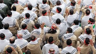 At Khamenei HQ in Iran, religious official taunts Trump with nigh death