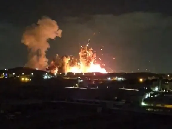 شبکه کان اسرائیل از حمله آمریکا به مجتمع زیرزمینی ذخیره موشکهای بالستیک در اصفهان خبر داد