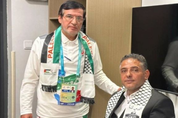دیدار غفور کارگری با رییس کاروان اعزامی فلسطین به بازیهای پاراآسیایی هانگژو