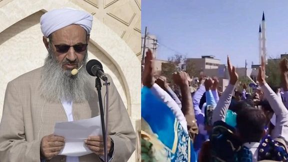 تظاهرات زاهدانیها در سالگرد خیزش انقلابی؛ مولوی عبدالحمید قتل حکومتی مهسا را دردآور خواند