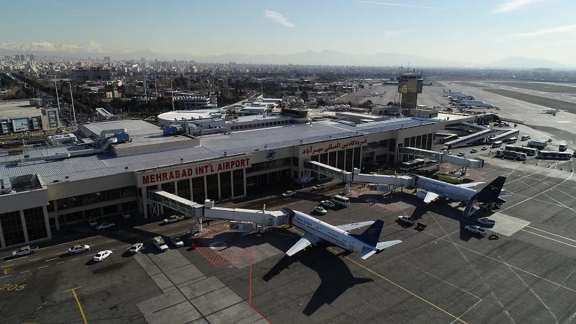 A view from Mehrabad airport in Tehran