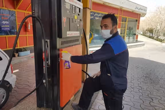 A gas station in Tehran, Iran.