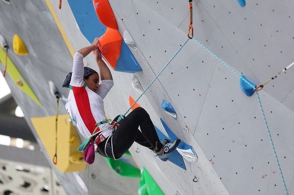 بازیهای آسیایی هانگژو؛ الناز رکابی فینالیست سنگنوردی شد