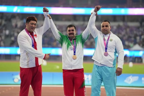 قهرمانی علیاصغر جوانمردی در پرتاب وزنه مسابقات پارادوومیدانی قهرمانی جهان