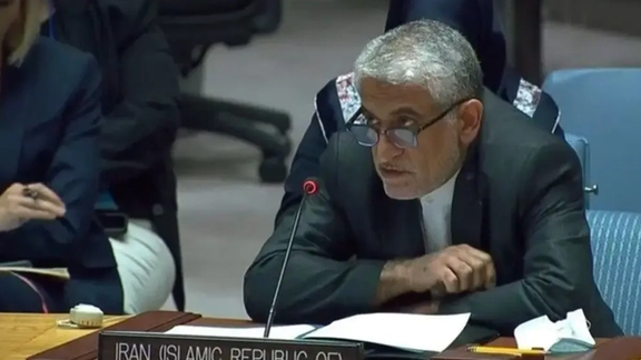 مندوب إيران بالأمم المتحدة: ندعم المقاومة وفق القانون الدولي
