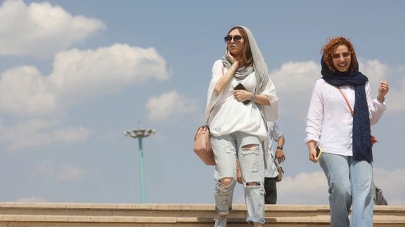 Iranian women in public
