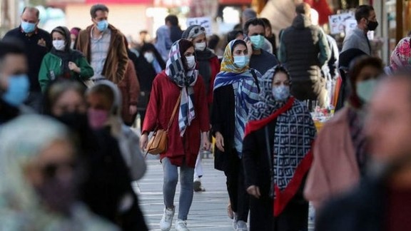 Pedestrians in a Tehran Street. FILE PHOTO