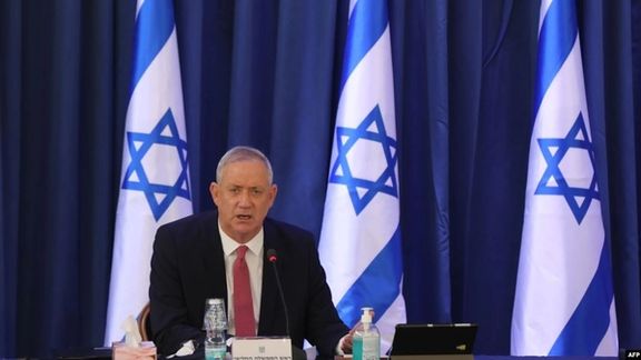 Outgoing Israeli Defense Minister Benny Gantz
