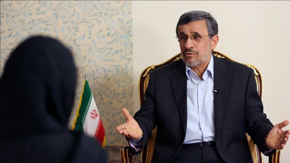 Former Iranian president Mahmoud Ahmadinejad