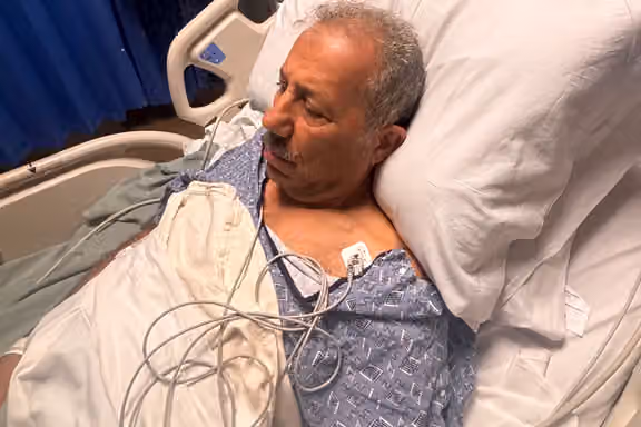 Fouad Pashaei hospitalized in intensive care following what his party called an assassination attempt in Los Angeles / Photo by Iran International