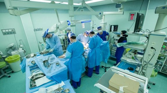 An operation room in Mashhad, northeastern Iran