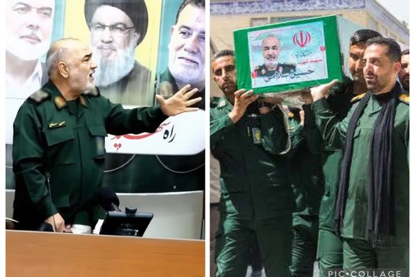 سخنگوی سپاه: سلامی در اتاق فرماندهی به خاطر اصابت موشکها دچار هیجان شد