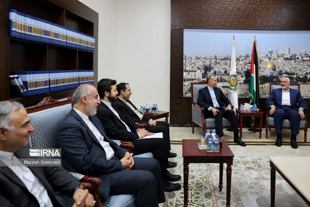 Iranian FM Holds Talks With Hamas' Haniyeh Ahead Of Egypt Visit | Iran ...