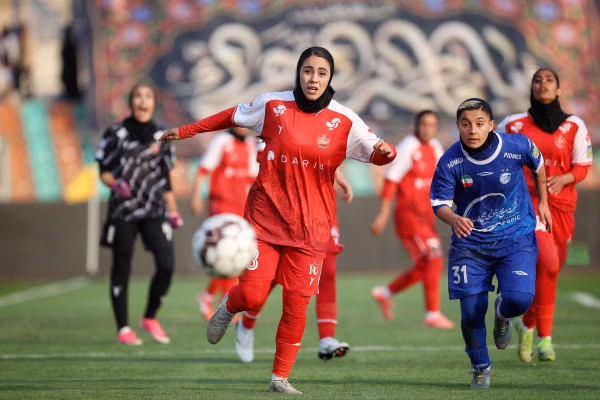 Played but barely seen: Iran's first women's derby makes history