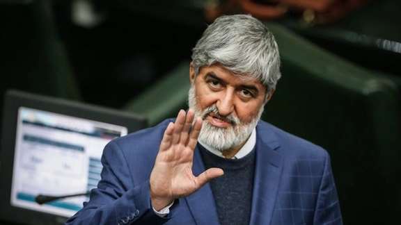 Former deputy speaker of parliament, conservative politician Ali Motahari