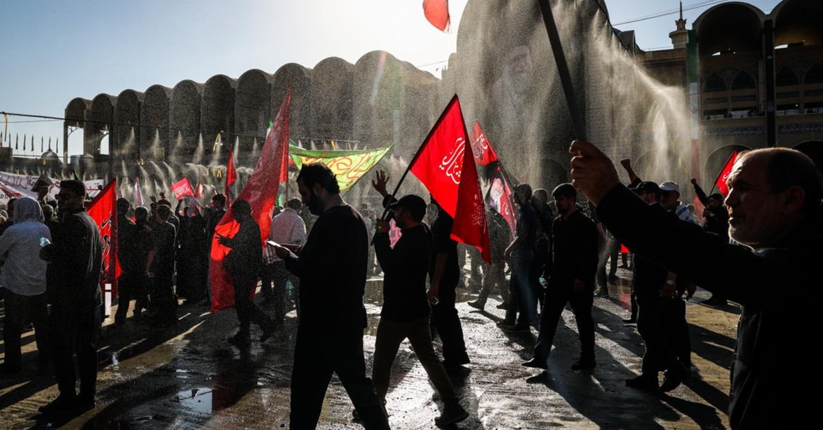Iran bids farewell to slain Supreme Leader Ayatollah Ali Khamenei amid US strikes