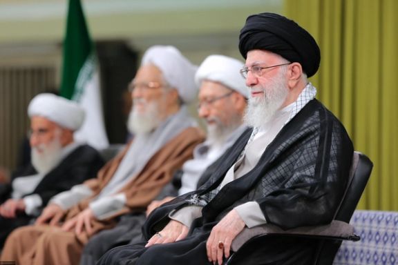 Supreme Leader Ali Khamenei meeting with participants in the Islamic Unity Conference and government officials, 21 September 2024.