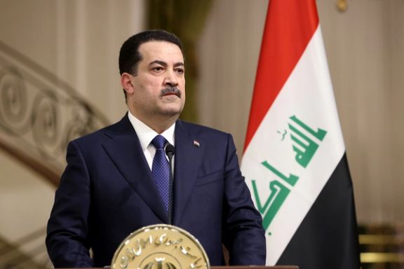 Iraqi Prime Minister Mohammed Shia' Al Sudani visiting Tehran on Nov. 29, 2022