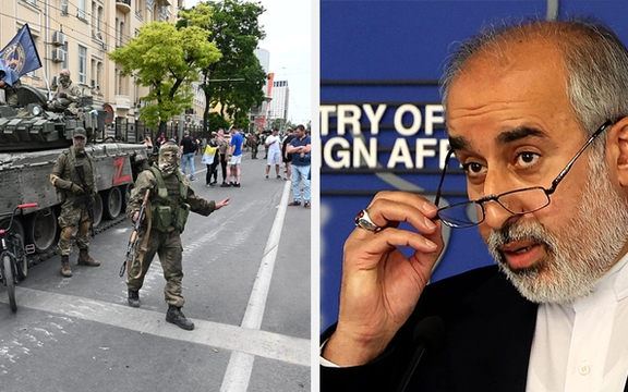 وزارت خارجه جمهوری اسلامی حمایت خود را از «حاکمیت» روسیه در برابر گروه واگنر اعلام کرد