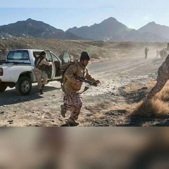 An earlier photo of IRGC operations in southeastern Iran.