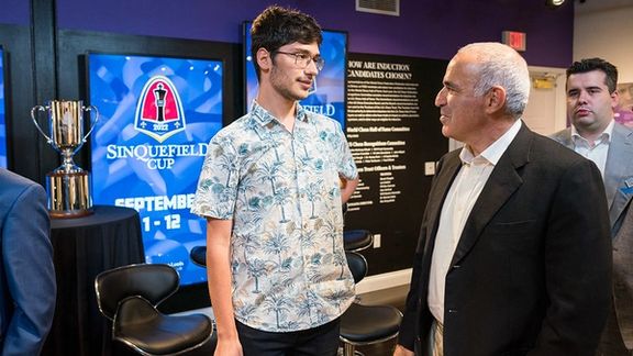 پیروزی نابغه ایرانی شطرنج مقابل کاسپاروف افسانهای