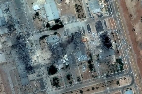 Satellite image provided by Maxar Technologies shows a close-up view of destroyed buildings at Isfahan Nuclear Technology Center, after it was hit by US airstrikes, in Isfahan, Iran, June 22, 2025.