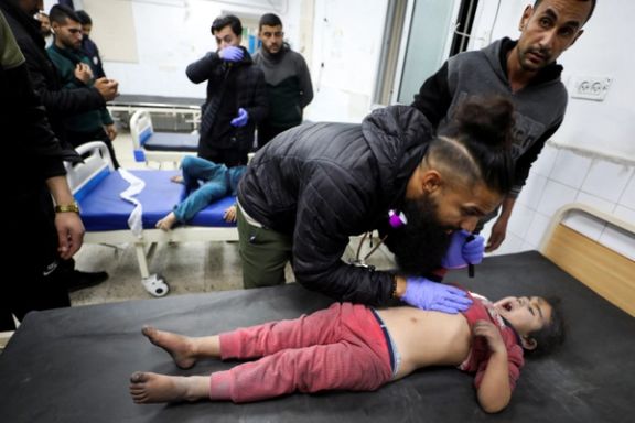 بیمارستانی در شهر غزه، ۲۶ دی