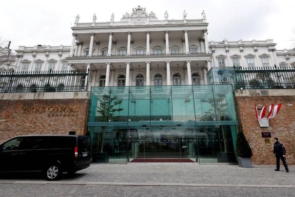 The Palais Coburg, the venue of Iran nuclear talks in Vienna