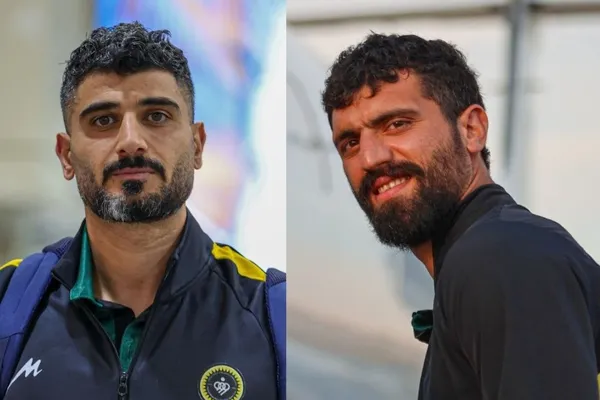 کتککاری محمد دانشگر و میلاد زکیپور، بازیکنان سپاهان با یک هوادار در فرودگاه اهواز