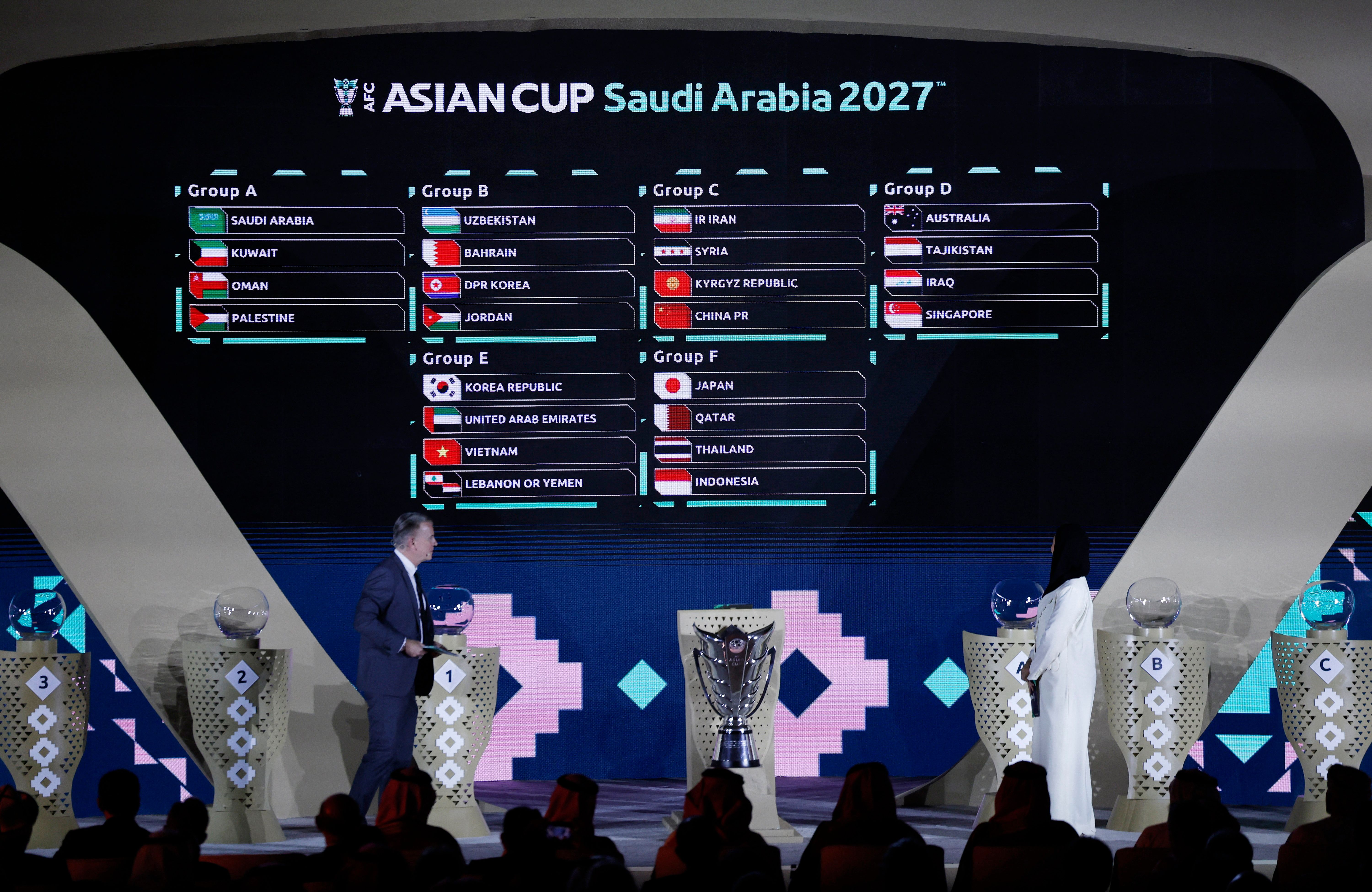 جام قهرمانی آسیا، ۲۰۲۷؛ ایران با سوریه، قرقیزستان و چین هم‌گروه شد