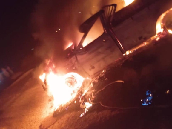 حالوش: یک سوختبر در تعقیب و گریز پلیس در دلگان سیستان و بلوچستان زخمی شد