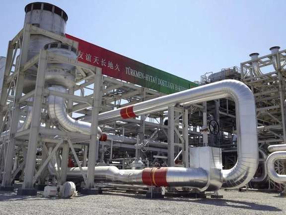 A general view shows a gas processing plant during a launching ceremony at Galkynysh gas field in eastern Turkmenistan September 4, 2013.