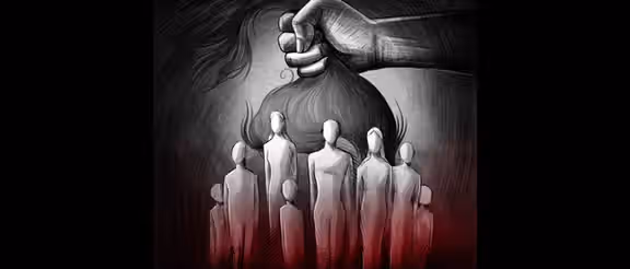 The cover art of Amnesty International’s report on sexual violence weaponized to crush Iran's Woman, Life, Freedom protests