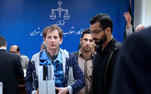 Iranian billionaire abak Zanjani in court, accused of embezzling $2.7 billion.