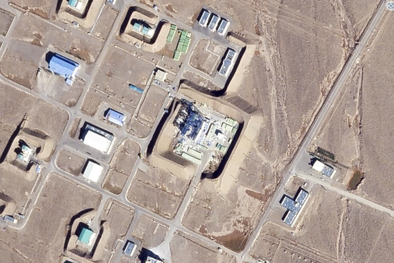 Satellite photo from Planet Labs PBC appears to show a damaged building at the Revolutionary Guards's Shahroud Space Centre in Semnan province in Iran.