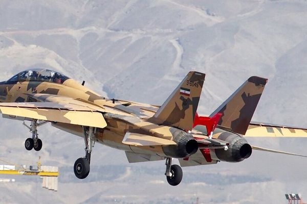 Iranian Air Force F-14 Crashes Near Esfahan Due To Engine Fault